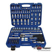 Набор инструмента 1/2 1/4 108 ед. 6 граней King Roy (7396)