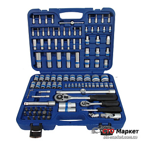 Набор инструмента 1/2 1/4 108 ед. 6 граней King Roy (7396)