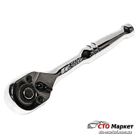 Трещотка 1/4 72 зубца 128 мм стальная ручка JTC (5022)