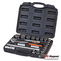 Набор насадок с трещоткой 1/2 22 шт., Миол (58-149)