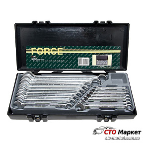 Набор рожково-накидных ключей 16 ед. 6-24 мм Force (5161)