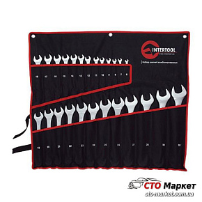 Набор ключей комбинированных 6-32 мм 25 ед. Intertool (HT-1200)