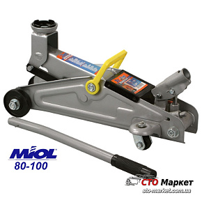 Домкрат гидравлический подкатной 2 т, 135-320 мм Миол (80-100)