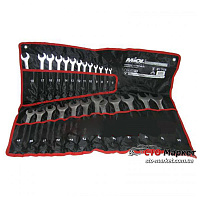 Набор ключей рожково-накидных 6-32 мм 25 шт. Миол (51-715)