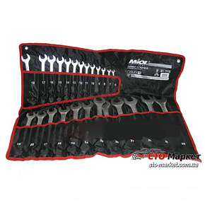 Набор ключей рожково-накидных 6-32 мм 25 шт. Миол (51-715)