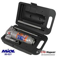 Домкрат гидравлический телескопический 3 т, 194-372 мм в кейсе Миол (80-021)