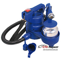 Электрический краскопульт HVLP, н/б 1000мл, шланг 1,5м