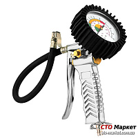 Пневмопистолет для накачивания колес грузовых машин, манометр 80 мм MASTERTOOL (81-8651)