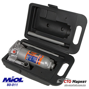 Домкрат гидравлический телескопический 2 т, 181-345 мм в кейсе Миол (80-011)