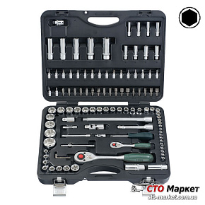 Набор инструмента 1/2 1/4 108 ед. 6 граней Force (41082R-5)