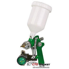 Краскопульт с верхним баком с редуктором HVLP 1,4 мм, Миол  (80-840)