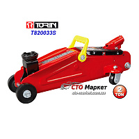 Домкрат гидравлический подкатной 2 т, в кейсе 140-340 мм Торин (T820033S)