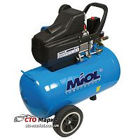 Компрессор воздушный масляный прямоприводной Титан 206 л/мин Миол (81-170)