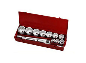 1" Набор инструмента 12-гранный 14 пр. (36-80 мм) (8141)