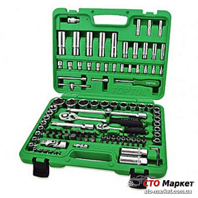 Набор инструмента 1/4 и 1/2 108 ед. 6 гр. Топтул (GCAI108r)