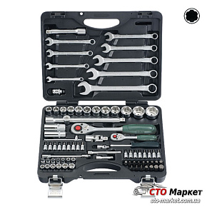 Набор инструмента 1/2 1/4 82 ед. Surfase с ключами Force (4821R)