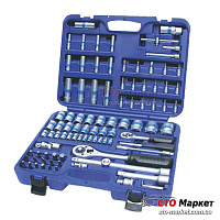 Набор инструмента 1/2 1/4 94 ед. 6 гранный King Roy (7378) 