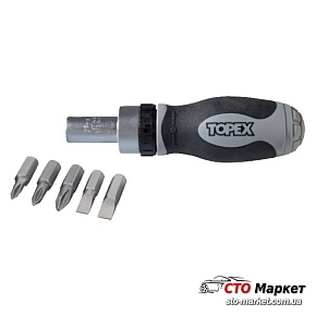 Набор насадок с держателем 6шт, TOPEX (39D519)