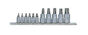 1/4" и 3/8" Набор головок-бит Torx 11 пр. (2111L)