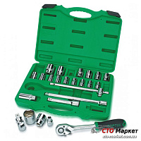 Набор инструмента (головок) 1/2 24 ед. Топтул (GCAI2401)