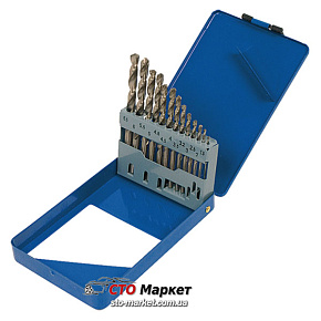 Набор сверл по металлу 19 шт., Миол (22-095)