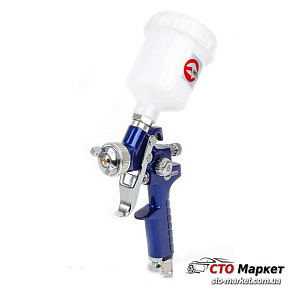 Пневмопистолет с верхним баком мини HVLP 0,8 мм Intertool (PT-0101)
