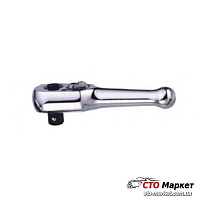 Трещотка 1/2 130 мм стальная ручка укороченная JTC (3018)