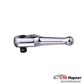 Трещотка 1/2 130 мм стальная ручка укороченная JTC (3018)