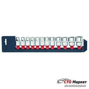 Набор головок 12 ед. SPLINE 1/2 10-24 мм Force (4124Q)