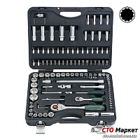 Набор инструмента 1/2 1/4 108 ед. 12 граней Force (41082R-9)