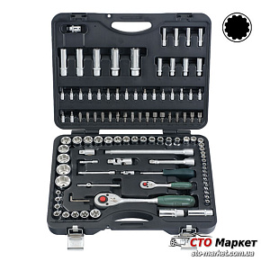 Набор инструмента 1/2 1/4 108 ед. 12 граней Force (41082R-9)