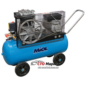 Компрессор масляный клиноременной Шторм 600 л/мин, Миол (81-191)